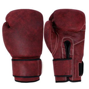 Gants de boxe en cuir véritable de qualité supérieure personnalisés, vente en gros, gants de boxe avec logo personnalisé, gants de frappe pour hommes - Product Image 1