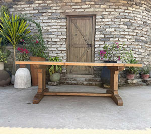 <b>Rustic</b> Brown Recycled Wood Oak Table Living Room Glass <b>Cabinet</b> Furniture for Home Use from VietNam. - Product Image 5