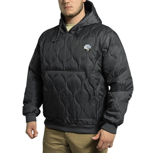 Veste à capuche pour homme, produit haut de gamme, réversible, personnalisé, fermeture éclair, noir, unisexe - Product Image 2