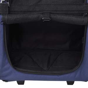 Sac de transport pour animaux de compagnie en polyester bleu pour des aventures de voyage confortables - Product Image 6