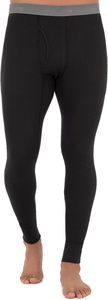 Leggings Negros de Cintura Alta para Hombre, Ajustados, de Punto, de Algodón y Poliéster, Casuales de Invierno, de Color Sólido, Transpirables, Térmicos, de Secado Rápido, Estilo Vintage - Product Image 5