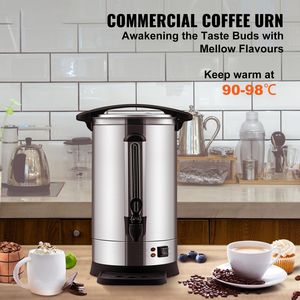 Distributore di Caffè Elettrico Commerciale in Acciaio Inox da 1500W 110V, 65 Tazze, Macchina per Tè Grande con Preparazione Rapida - Product Image 2