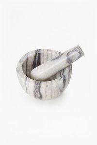 Natural Stone <b>Grinder</b> Marble Mortar And Pestle For Crushing <b>Herbs</b> Spices Seeds And Traditional Cooking Use - Product Image 4