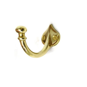 Eco Friendly Classic Brass Wall Mounted <b>Hook</b> <b>Rail</b> with 5 <b>Hooks</b> for Clothing Storage Handmade Wall <b>Hooks</b> - Product Image 6