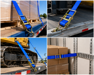 Correa de Amarre con Trinquete para Carga Industrial, 100 mm, 10000 kg, Poliéster de Alta Resistencia para Sujeción de Carga, Servicio OEM Personalizado - Product Image 2
