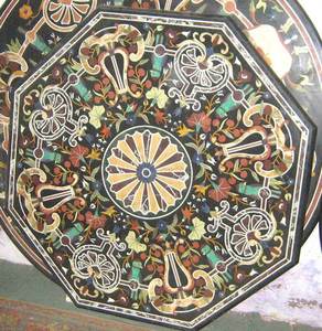 Producto hecho a mano diseño con incrustaciones de mármol blanco con hermosa mesa de diseño floral para decoración de mesa de comedor de hogar y Hotel - Product Image 5