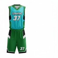 Seragam Basket Unisex Custom Print Grosir 2026 MOQ Rendah, Bahan Polyester 100% Anti-Bakteri, Menyerap Keringat, dan Bernapas