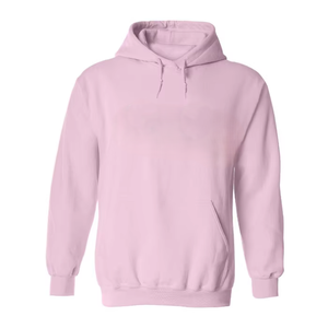 เสื้อฮู้ดดี้พรีเมียมผ้าฟลีซแบบสวมหัว ยี่ห้อ AKA Pretty Hoodie พร้อมโลโก้กรีกแบบกำหนดเอง เสื้อผ้าสำหรับชมรมนักศึกษาหญิง เสื้อฮู้ดดี้ลำลองสีชมพูอ่อน - Product Image 1
