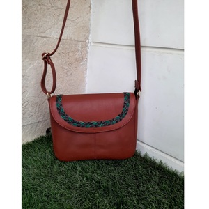 Luxury Large Genuine Leather Waterproof Square Shape Crossbody <b>Shoulder</b> Bag with Dual <b>Straps</b> for Women - Product Image 1