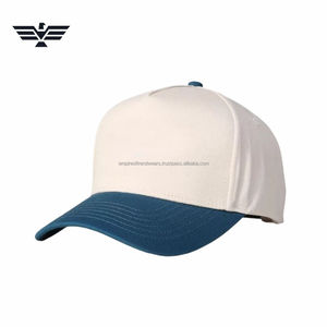 Casquette de baseball bicolore personnalisée |   Casquette snapback bleu clair et noir |   Casquette de sport réglable avec broderie 3D et tissu respirant - Product Image 2