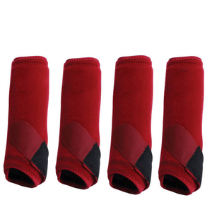 Qualité supérieure Meilleures protections anti-mouches pour chevaux en maille respirante, nylon, néoprène et cuir PU, protection complète des jambes, nouveau design 2026, OEM - Product Image 4