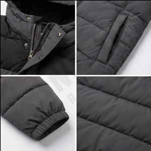 2025 invierno nuevo Retro Unisex lona bombardero chaqueta impermeable de gran tamaño cálido sólido abrigo Streetwear Parka - Product Image 4