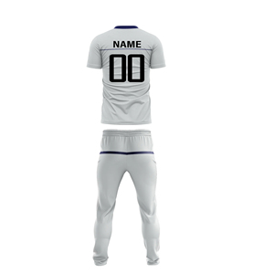 Unisex Short Sleeve Breathable Printed Cricket Uniform for Adults Sports Top & Trouser Set - Product Image 4