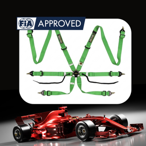 Ceinture de sécurité de course élastique TBRACING Sport Plus homologuée FIA, 6 points, pour sièges de course, vente en gros d'usine OEM ODM - Product Image 3