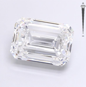 Diamante Cultivado en Laboratorio con Certificación IGI, Corte Esmeralda de 5.01 CT, Color D, Claridad VVS1, CVD LG 767602411 ROYAL GEMS para Joyería - Product Image 3