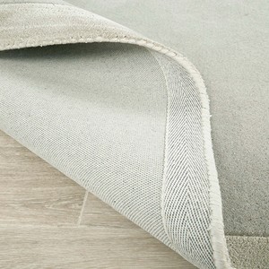 Alfombra de Lujo Plateada de Felpa, Alfombra Moderna de Viscosa y Lana para Sala de Estar o Dormitorio, Alfombra Interior Acogedora, Decoración Minimalista - Product Image 4