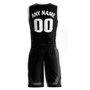 Uniforme de Baloncesto Team City para Hombre, Sin Mangas, Cuello en V, Absorbente de Humedad, 100% Poliéster, Impresión Sublimada, para Adultos, Todas las Temporadas - Product Image 2