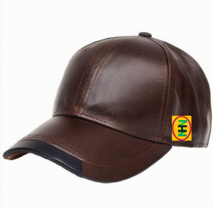 Casquettes de baseball en cuir de vache véritable de haute qualité, prix de gros abordable, design personnalisé, pour hommes. Aucune évaluation. - Product Image 2