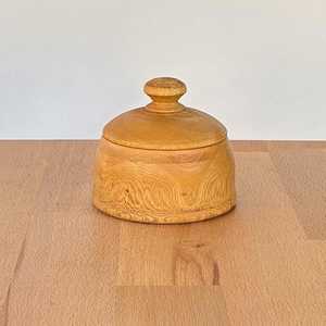Classic Wooden <b>Jar</b> with Wooden Lid 250mL Capacity <b>for</b> Spice <b>Storage</b> Durable & Eco-Friendly Home Organization - Product Image 6