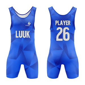 Traje de Lucha Libre Personalizado LUUK de Una Pieza, Sublimado, Ajustado, de Secado Rápido, Unisex, para Adultos, para Artes Marciales Mixtas - Product Image 4