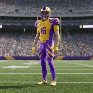 Ensemble de tenue de football américain pour jeunes et adultes, vêtements de sport personnalisés pour équipe, vente en gros, maillots et pantalons respirants en polyester - Product Image 3
