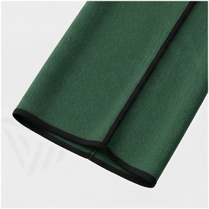 Women Green Geometric Print Tracksuit Set <b>Turtleneck</b> Full Sleeve Loose Fit Casual Autumn Wear Spandex Polyester Material - Product Image 6