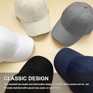 Gorra de Béisbol Negra de 6 Paneles, Ajustable, Unisex, de Sarga de Algodón, Informal, para Adultos, para las Cuatro Estaciones, de Color Sólido, Diseño de Perfil Bajo - Product Image 6