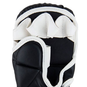 Guantes de Boxeo MMA de Cuero Sintético y Cuero Metálico con Logotipo Personalizado, Guantes de Entrenamiento Profesional con Cordones para Uso Deportivo - Product Image 4