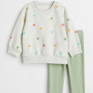 Conjuntos de Sudaderas con Capucha de Forro Polar, Conjuntos de Ropa Deportiva para Niños, Conjuntos de Pantalones Apilados para Niñas de Invierno, Conjunto Deportivo Unisex a un Precio Razonable - Product Image 2