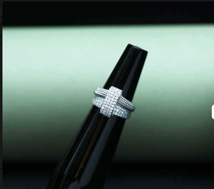 Luxury Diamond Wrap <b>Ring</b> Iced Out Pave CZ <b>Statement</b> <b>Ring</b> Elegant Wide Band Fashion <b>Ring</b> - Product Image 3