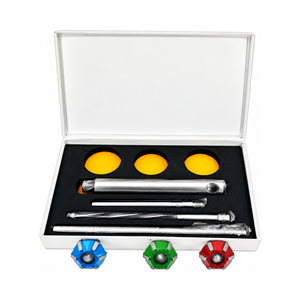 Juego de Cortadores de Asientos de Válvulas con Punta de Carburo, 3 Piezas, Cortadores de 45 y 70 Grados con Vástago de 11/32 Pulgadas para Motores de Bloque Pequeño - Product Image 1