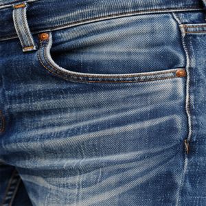 Jeans pour homme de haute qualité en denim délavé, style streetwear, coupe droite, décontracté, respirant, séchage rapide, durable - Product Image 6