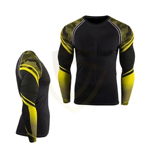 Camiseta de Manga Larga con Cuello Redondo, Suave y Transpirable, de Alta Calidad, Sublimada, para Artes Marciales Mixtas (MMA) para Hombre - Product Image 6