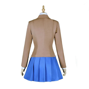 Uniforme Escolar de Anime Personalizado, Disfraz de Cosplay para Mujer, Blazer Marrón Transpirable de Poliéster, Falda Azul Plisada, Estilo Japonés Digital - Product Image 2