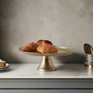 Support à gâteau personnalisable en métal écologique Antique Creations - Design piédestal Fowler - Décoration de fête de Noël et de Pâques - Product Image 1