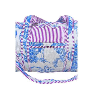 กระเป๋าผ้าดัฟเฟิลสุดหรูสั่งทำพิเศษ 100% ผ้าฝ้าย ขนาดใหญ่ พับเก็บได้ หลายสี สไตล์วินเทจ สำหรับชายหาด ฤดูร้อน ฤดูหนาว พกพาสะดวก ทนทาน - Product Image 5