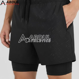 Shorts de sport pour hommes, conçus pour l'entraînement, la course à pied, la gym et les activités sportives, avec tissu respirant. - Product Image 5