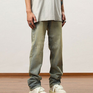 Pantalones Vaqueros Clásicos para Uso Diario, Aptos para Todas las Temporadas, con Acabado Lavado y Construcción de Calidad, Pantalones para Hombre - Product Image 2