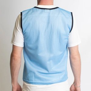 100% Cotton High Quality Classic Football <b>Training</b> <b>Bib</b> Vest Custom Logo Design Breathable Quick Dry Anti-Bacterial Adjustable - Product Image 2