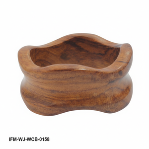 Handcrafted Natural Wood Wavy <b>Bangle</b> <b>Bracelet</b> Elegant Curved Organic Statement Jewelry for Women Gift For Her - Product Image 4