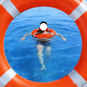 Doppelfunktions-<span class=keywords><strong>Rettungsring</strong></span> 2,5kg 4,3kg Bestseller Schwimmring für Meer und Schwimmbad Lebensrettungsboje für Überbordrettung Sicherheitsschutz - Product Image 6