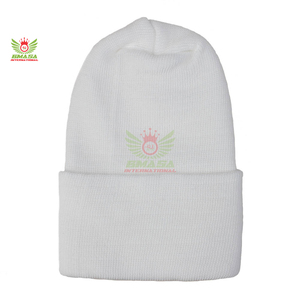 Designer Autumn Winter <b>Warm</b> Flat Knitted Beanie Spandex Cotton Common Fabric Unisex For Cycling - Product Image 2