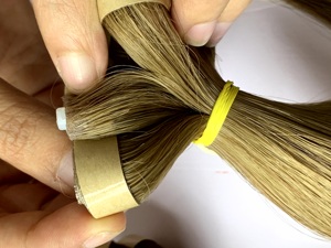 Extensiones de cabello con cinta invisible de lujo, cabello humano vietnamita Remy virgen largo, trama única Natural, rizo italiano de onda profunda suelta - Product Image 6