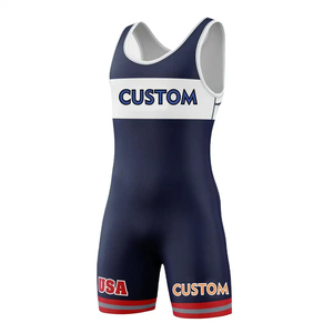 Singlet de Lucha Personalizado para Hombre, Negro y Amarillo, Sublimado, Absorbente de Humedad, Estilo Tank Ajustado, para Todas las Temporadas, Ropa Deportiva para Adultos - Product Image 3