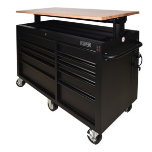 Matte Black Powder Coated Steel 10 Drawer Heavy Duty Modern <b>Tool</b> <b>Cabinet</b> OEM for Garage Workshop Storage Use - Product Image 3