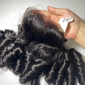 Extensiones de Cabello Humano Vietnamita Virgen 100% Natural, con Trama de Encaje, Rizo Elástico, Color Natural, Super Doble Trama, Precio al por Mayor - Product Image 3