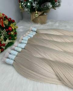 Vente en gros de cheveux humains vietnamiens de qualité supérieure en argent en vrac 100g extensions de cheveux de luxe approvisionnement direct d'usine prêt à expédier disponible - Product Image 6