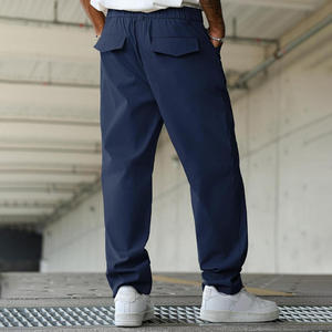 Loose Fit Elastic Waist Joggers <b>Mens</b> Lightweight Windbreaker Track <b>Pants</b> Custom Reflective Design <b>for</b> Night <b>Running</b> Sports - Product Image 3