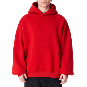 Sudadera con Capucha Extra Grande Personalizada, Sudadera con Capucha de Algodón Mezclado, Tallas Grandes, Ecológica, para Hombre - Product Image 1