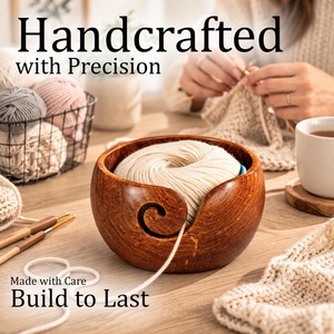 Wooden <b>Yarn</b> Bowls High Quality - Product Image 5